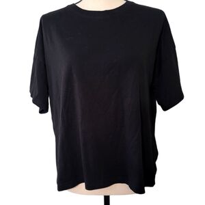 Christian Siriano Size L Black T-Shirt